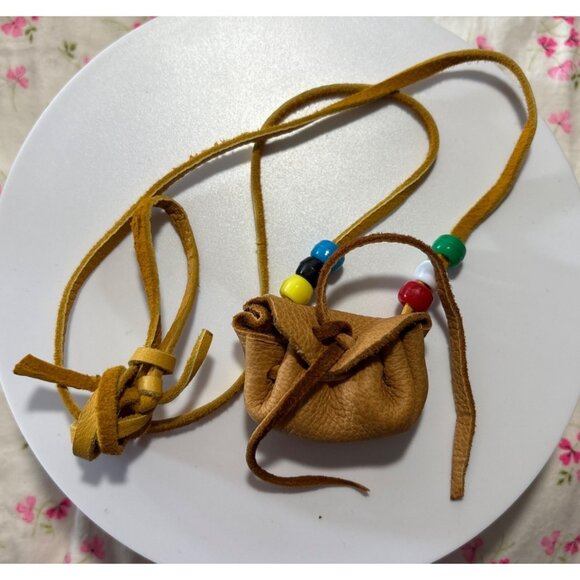 Vtg Regal Toys Native American Indian Dolls Suede Outfits Beaded Access '60s 12" - Picture 6 of 16